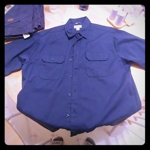 Carhartt short sleve button down shirt